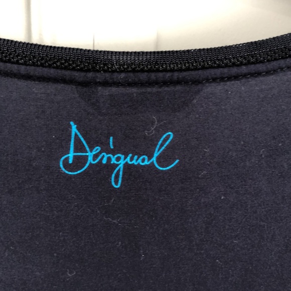 Desigual navy drop waist dress - Picture 9 of 13